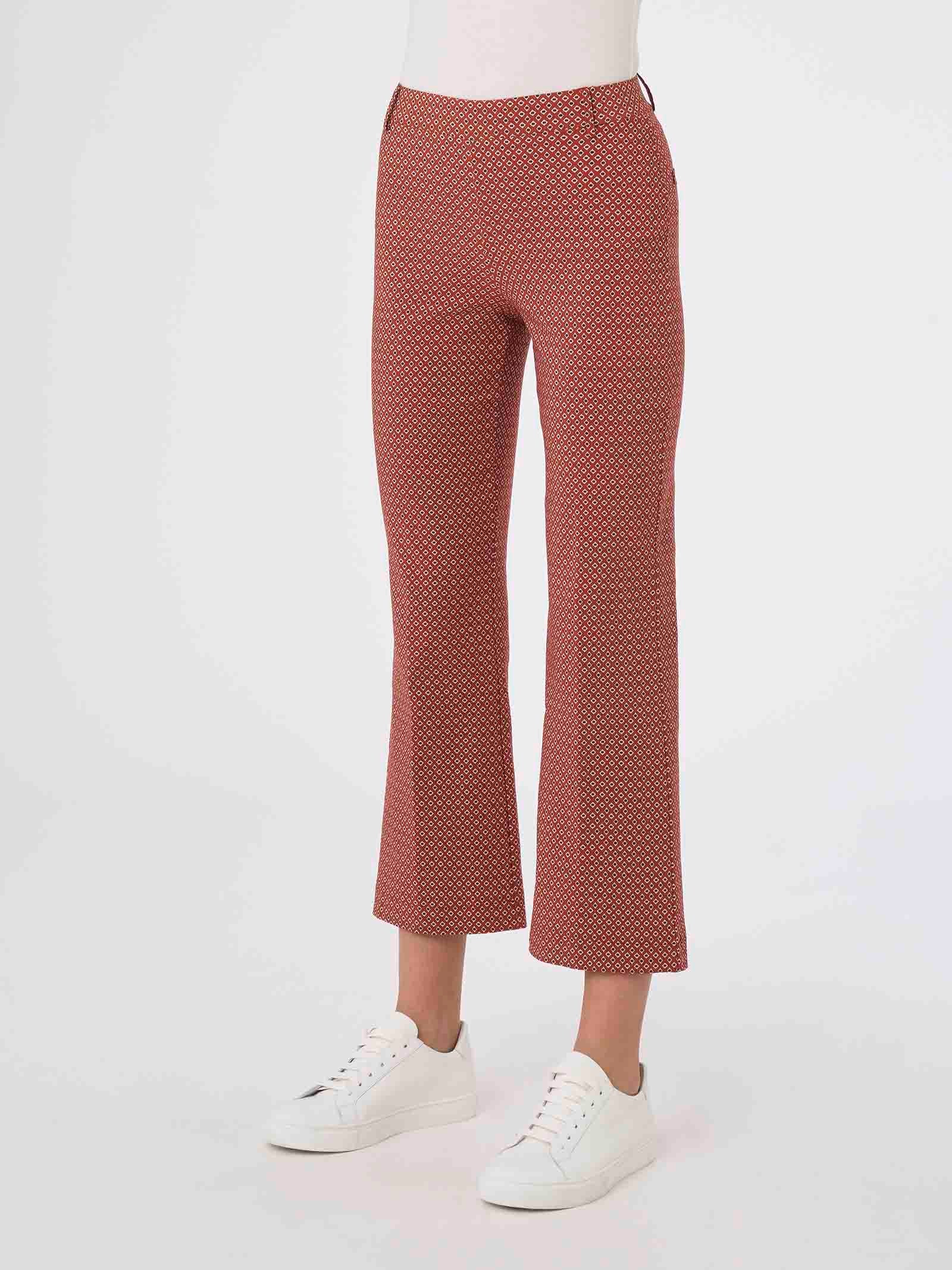 Pantalone flare in Digital Compact -  - Ragno