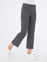 Pantalone flare a pois in Digital Compact -  - Ragno