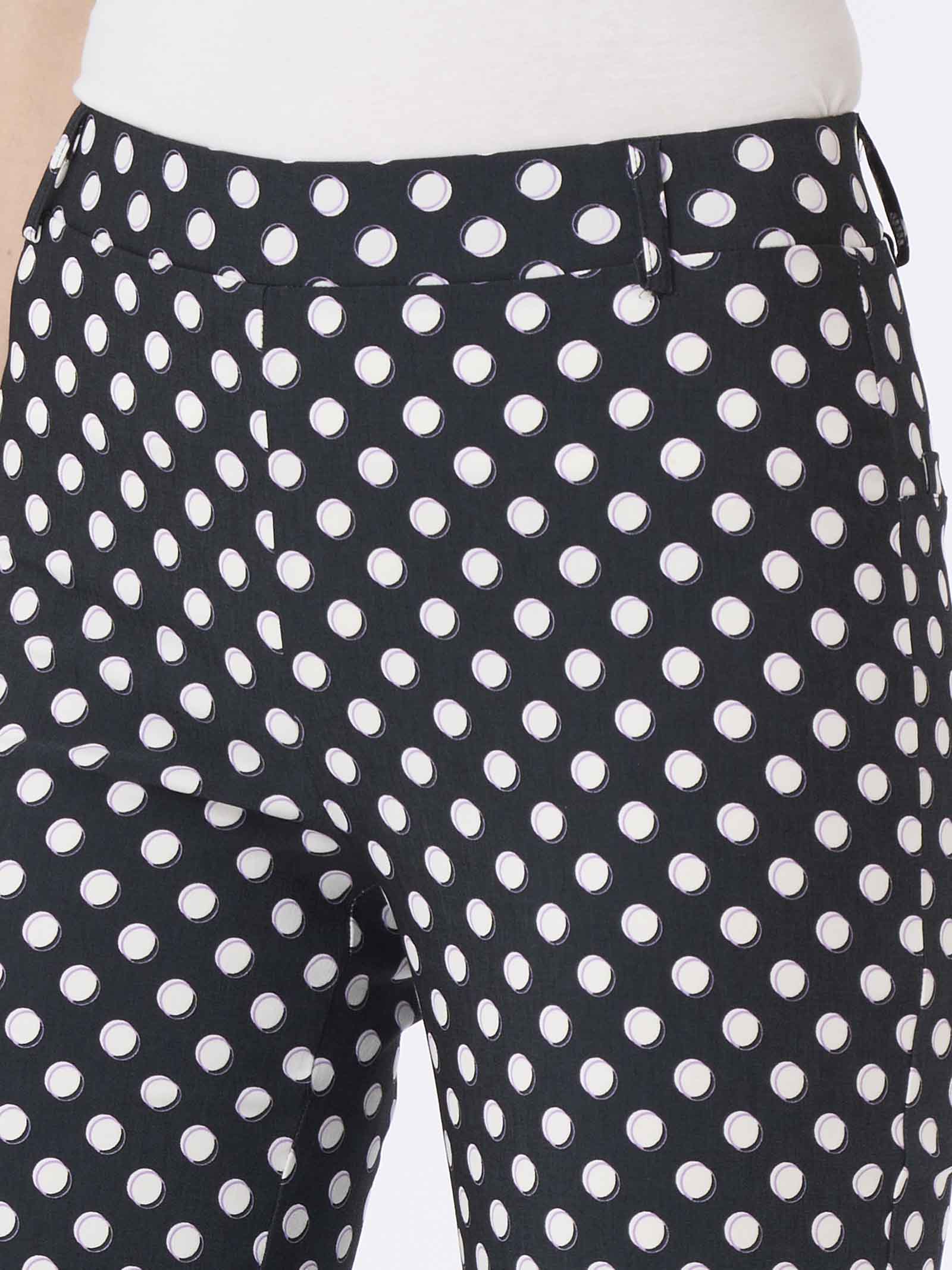 Pantalone flare a pois in Digital Compact -  - Ragno