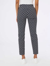 Pantalone a sigaretta cropped a pois in Digital Compact -  - Ragno