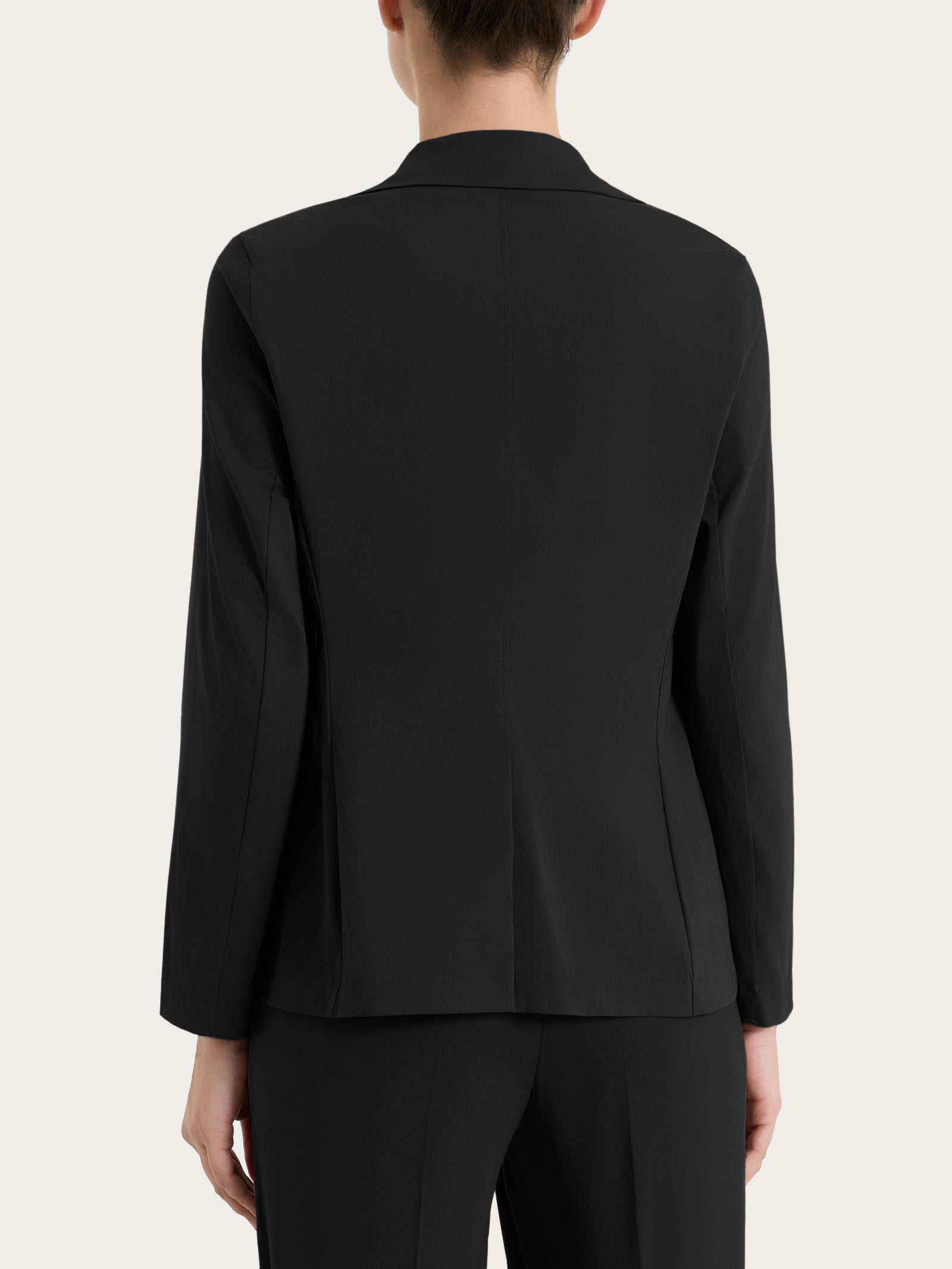 Blazer leggero con chiusura a due bottoni in Super Fresh Neri Donna - Ragno