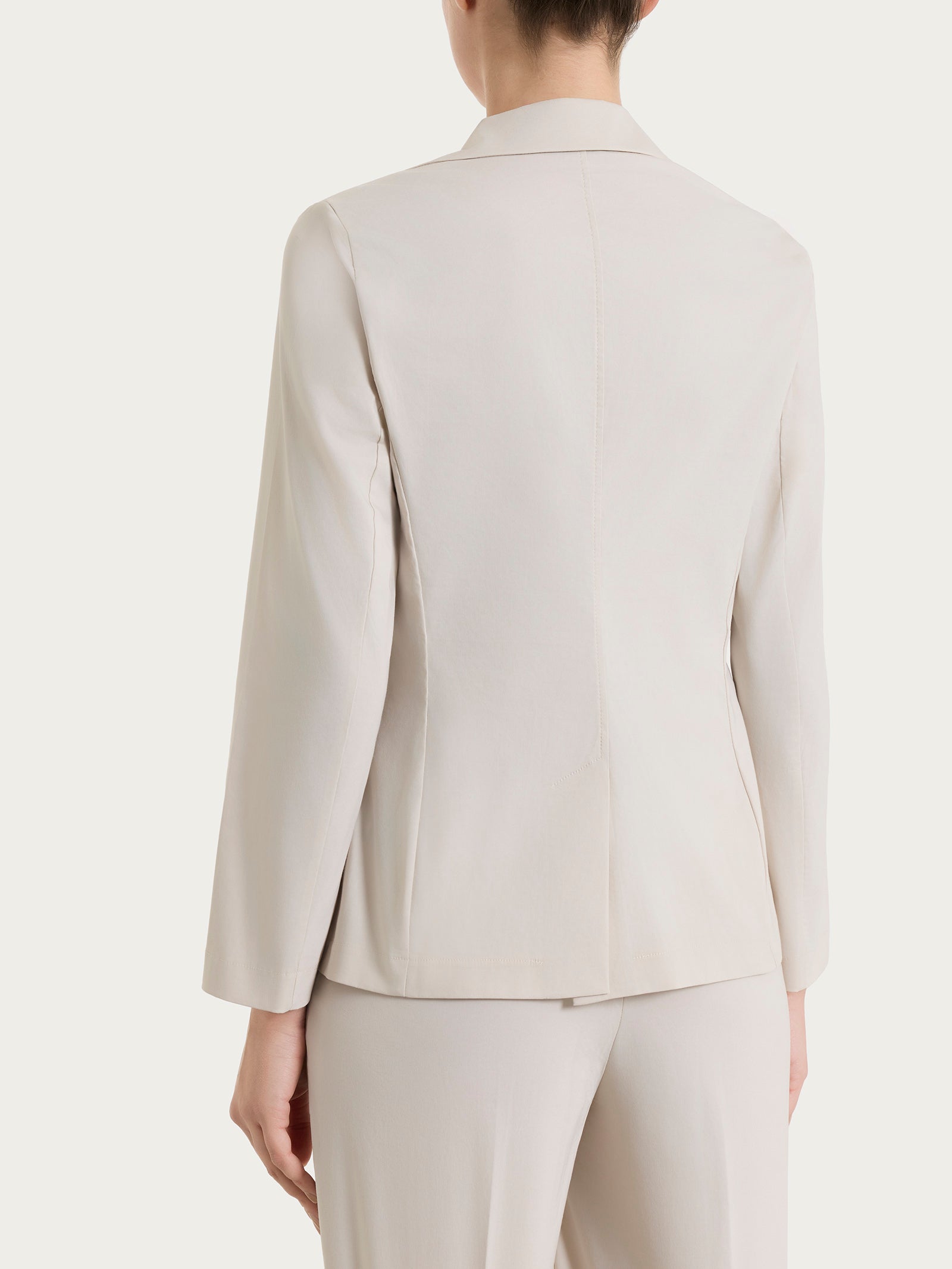 Blazer leggero con chiusura a due bottoni in Super Fresh Bianchi Donna - Ragno