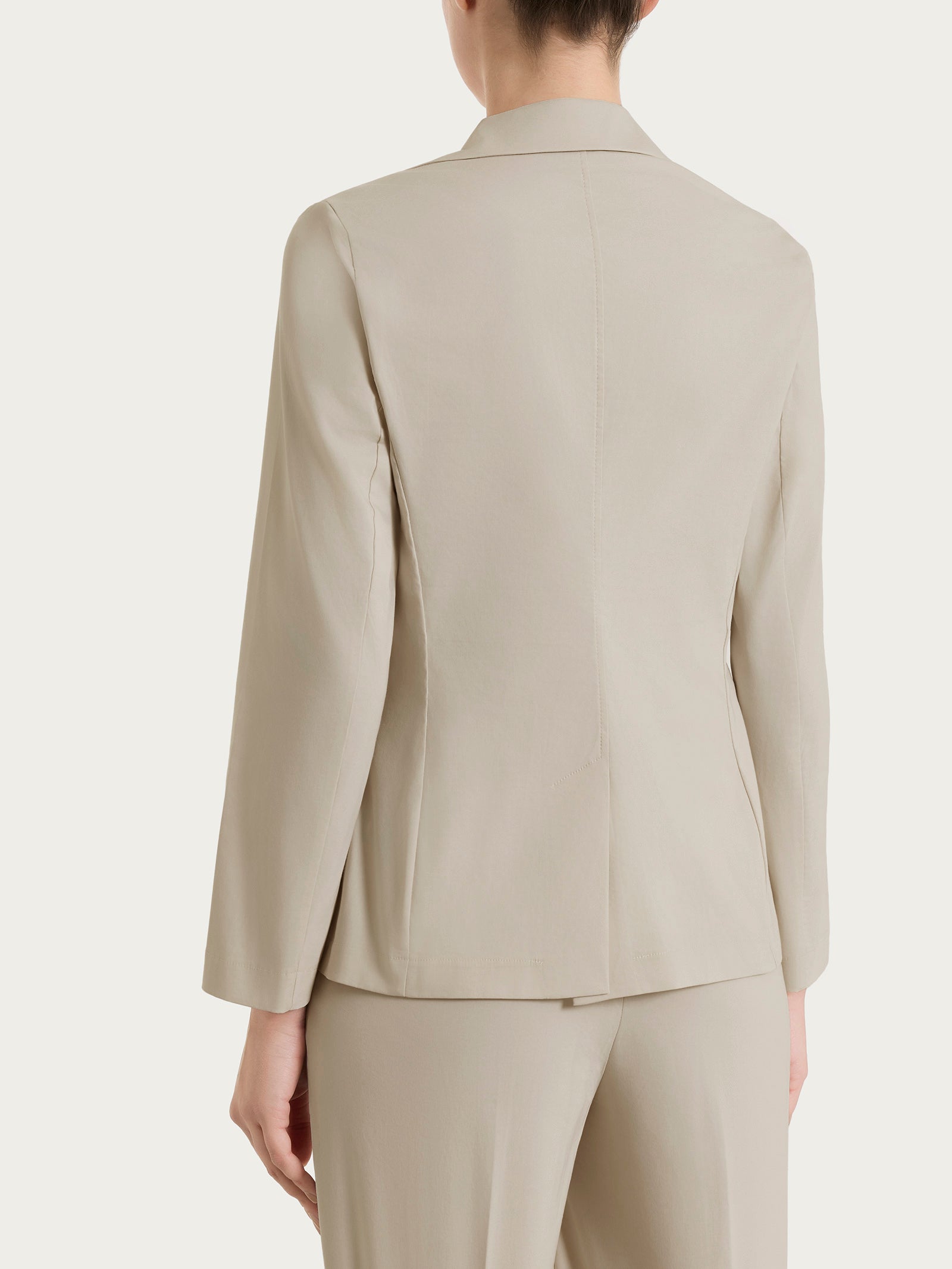 Blazer leggero con chiusura a due bottoni in Super Fresh Marroni Donna - Ragno