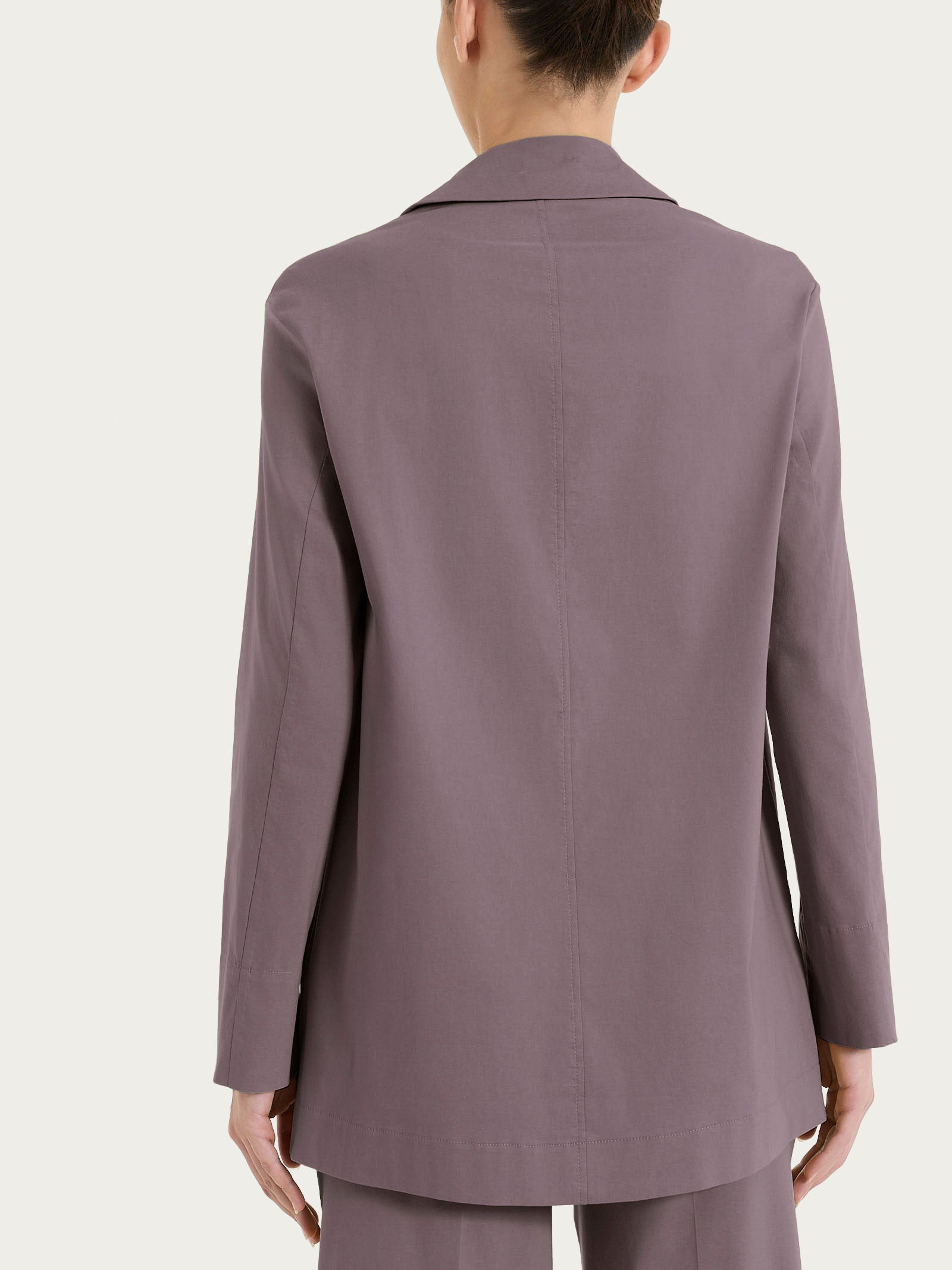 Blazer leggero destrutturato in Super Fresh Marroni Donna - Ragno