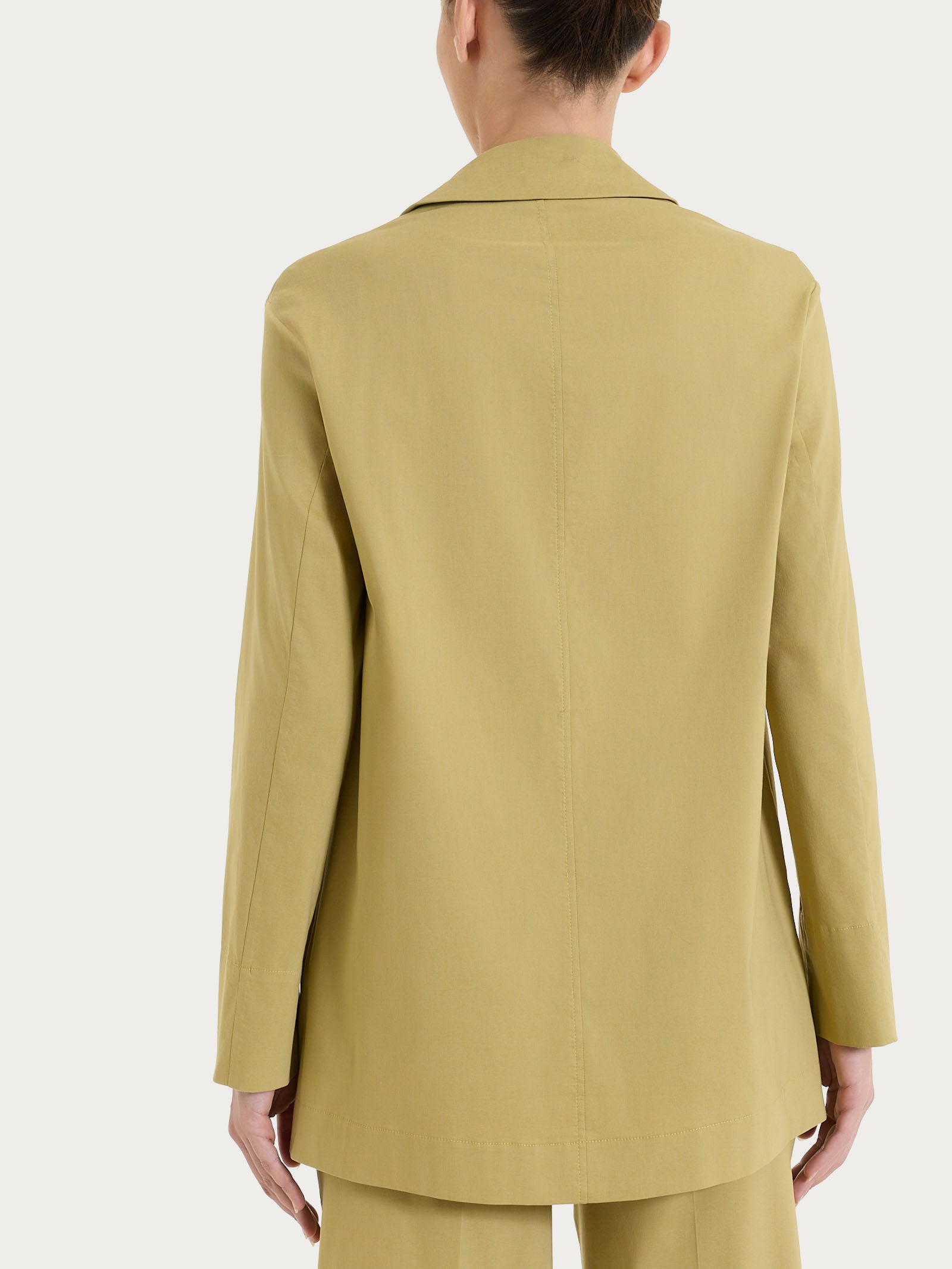 Blazer leggero destrutturato in Super Fresh Verdi Donna - Ragno