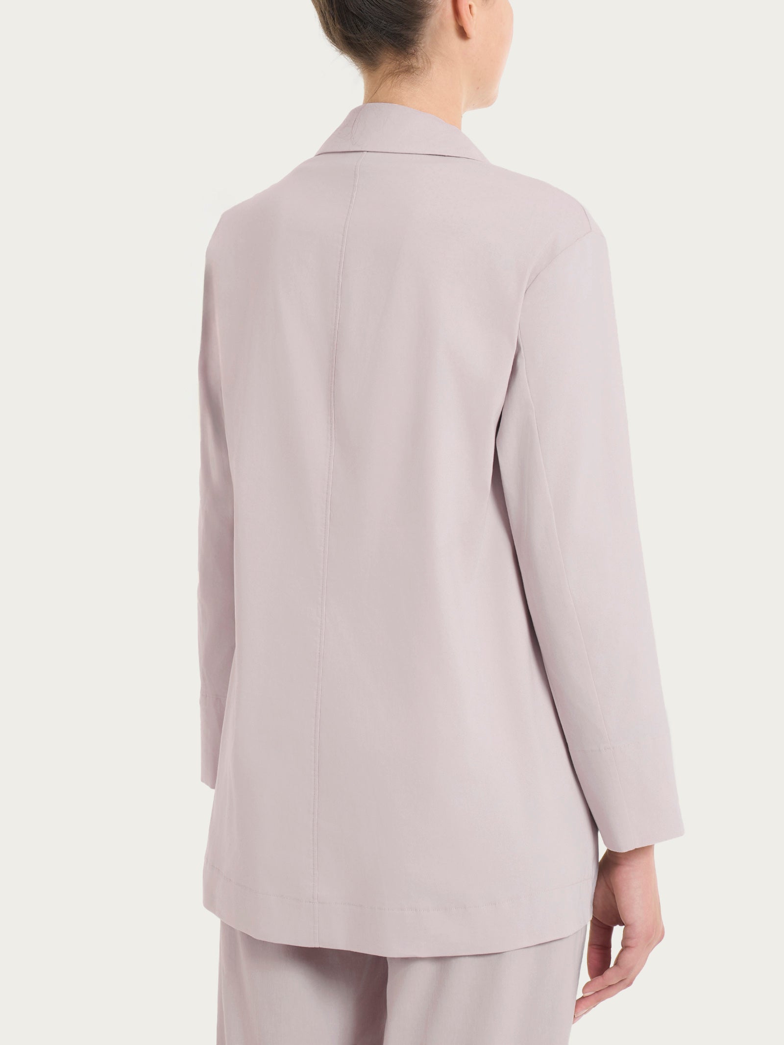 Blazer leggero destrutturato in Super Fresh Rosa Donna - Ragno