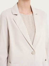 Blazer leggero destrutturato in Super Fresh Rosa Donna - Ragno