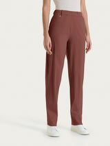 Pantalone a carota con tasche in Super Fresh Marroni Donna - Ragno