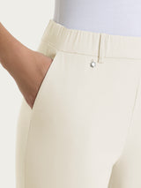 Pantalone a carota con tasche in Super Fresh Bianchi Donna - Ragno