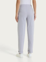 Pantalone a carota con tasche in Super Fresh Grigi Donna - Ragno