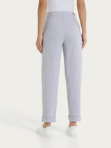 Pantalone a carota con tasche in Super Fresh Grigi Donna - Ragno