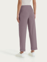 Pantalone a carota con tasche in Super Fresh Marroni Donna - Ragno