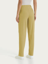 Pantalone a carota con tasche in Super Fresh Verdi Donna - Ragno