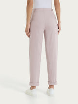 Pantalone a carota con tasche in Super Fresh Rosa Donna - Ragno