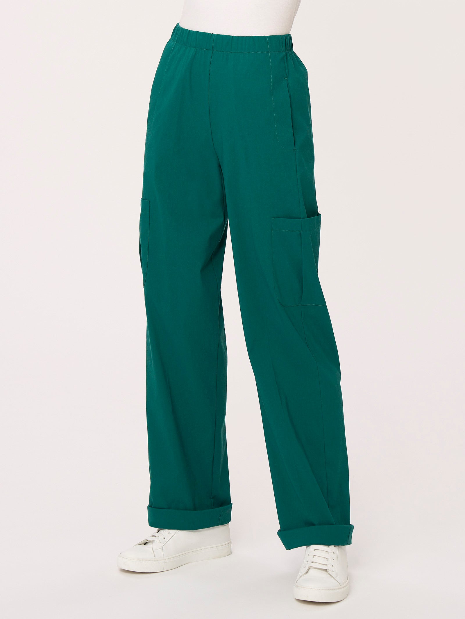 Pantalone ampio cargo in tessuto Super Fresh -  - Ragno