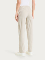 Pantalone jogger con tasche in Super Fresh Bianchi Donna - Ragno