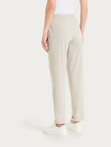 Pantalone jogger con tasche in Super Fresh Bianchi Donna - Ragno