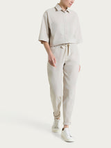 Pantalone jogger con tasche in Super Fresh Bianchi Donna - Ragno