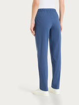 Pantalone jogger con tasche in Super Fresh Blu Donna - Ragno