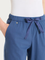 Pantalone jogger con tasche in Super Fresh Blu Donna - Ragno