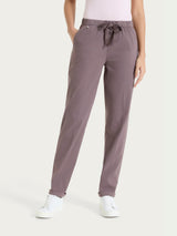 Pantalone jogger con tasche in Super Fresh Marroni Donna - Ragno