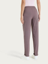 Pantalone jogger con tasche in Super Fresh Marroni Donna - Ragno