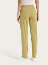 Pantalone jogger con tasche in Super Fresh Verdi Donna - Ragno