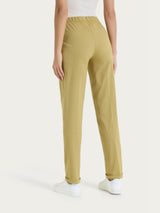 Pantalone jogger con tasche in Super Fresh Verdi Donna - Ragno