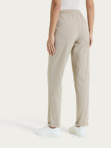 Pantalone jogger con tasche in Super Fresh Marroni Donna - Ragno