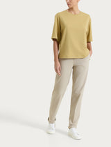 Pantalone jogger con tasche in Super Fresh Marroni Donna - Ragno