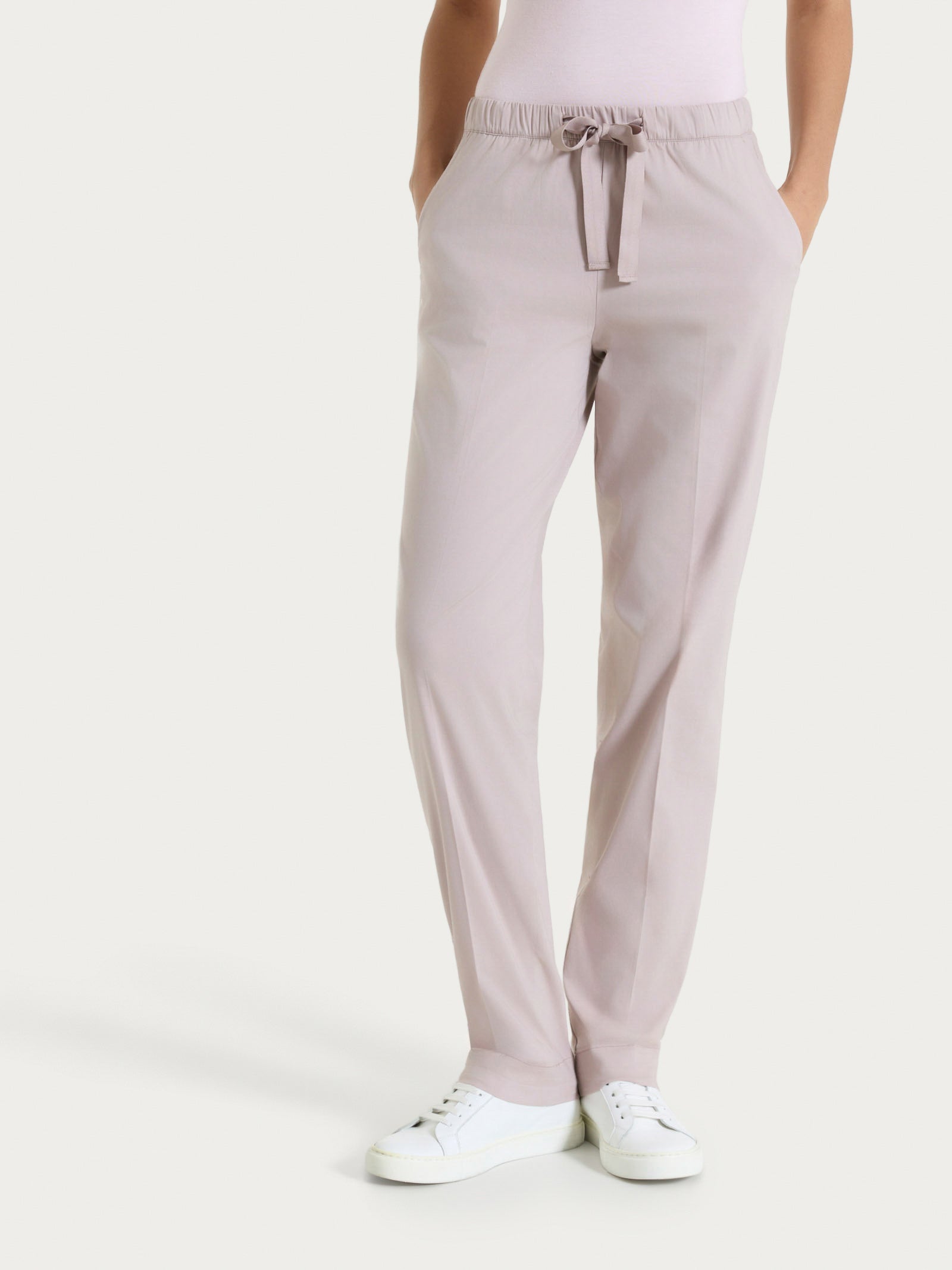 Pantalone jogger con tasche in Super Fresh Rosa Donna - Ragno