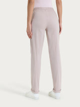 Pantalone jogger con tasche in Super Fresh Rosa Donna - Ragno