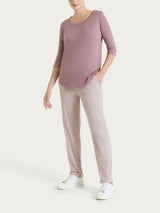 Pantalone jogger con tasche in Super Fresh Rosa Donna - Ragno