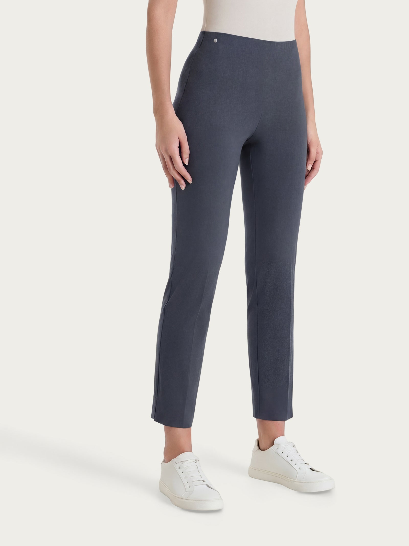Pantalone capri con spacchetti in Super Fresh Neri Donna - Ragno