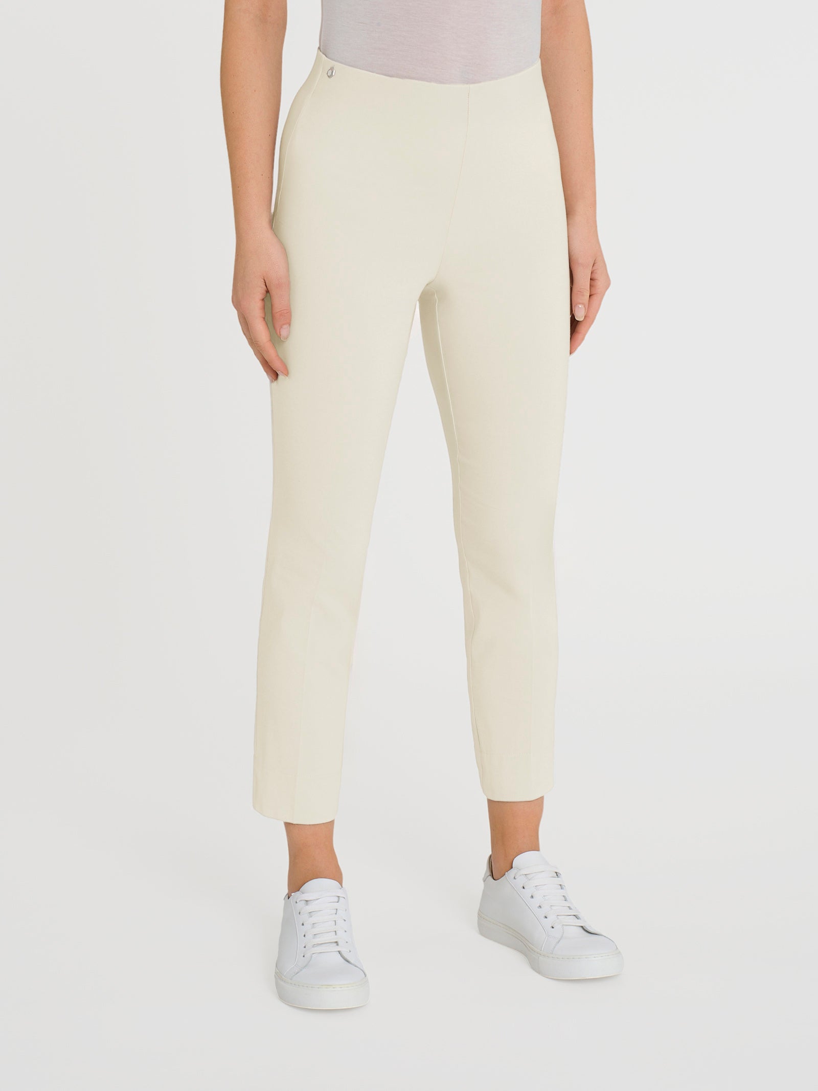 Pantalone capri con spacchetti in Super Fresh Bianchi Donna - Ragno