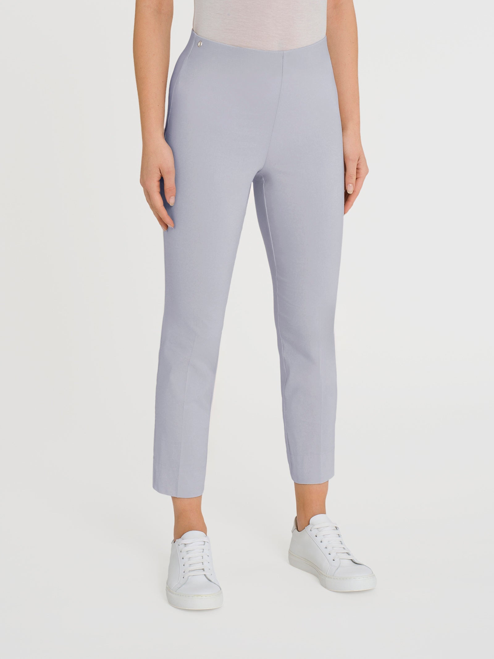 Pantalone capri con spacchetti in Super Fresh Grigi Donna - Ragno