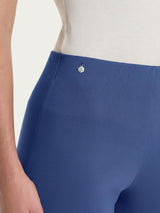 Capri pants with slits in Super Fresh Blue Women's - Ragno