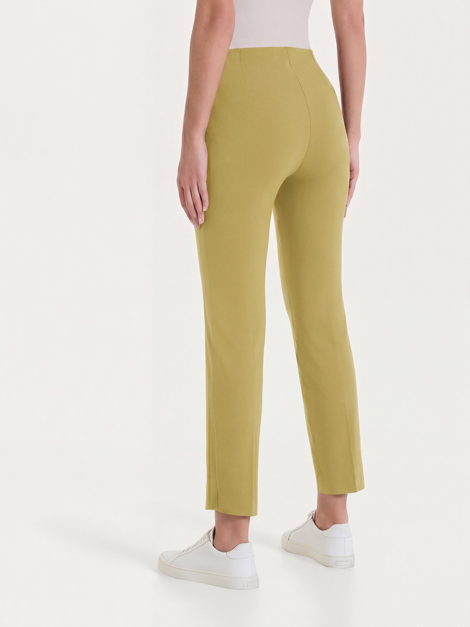 Pantalón capri con aberturas en verde Super Fresh Mujer - Ragno