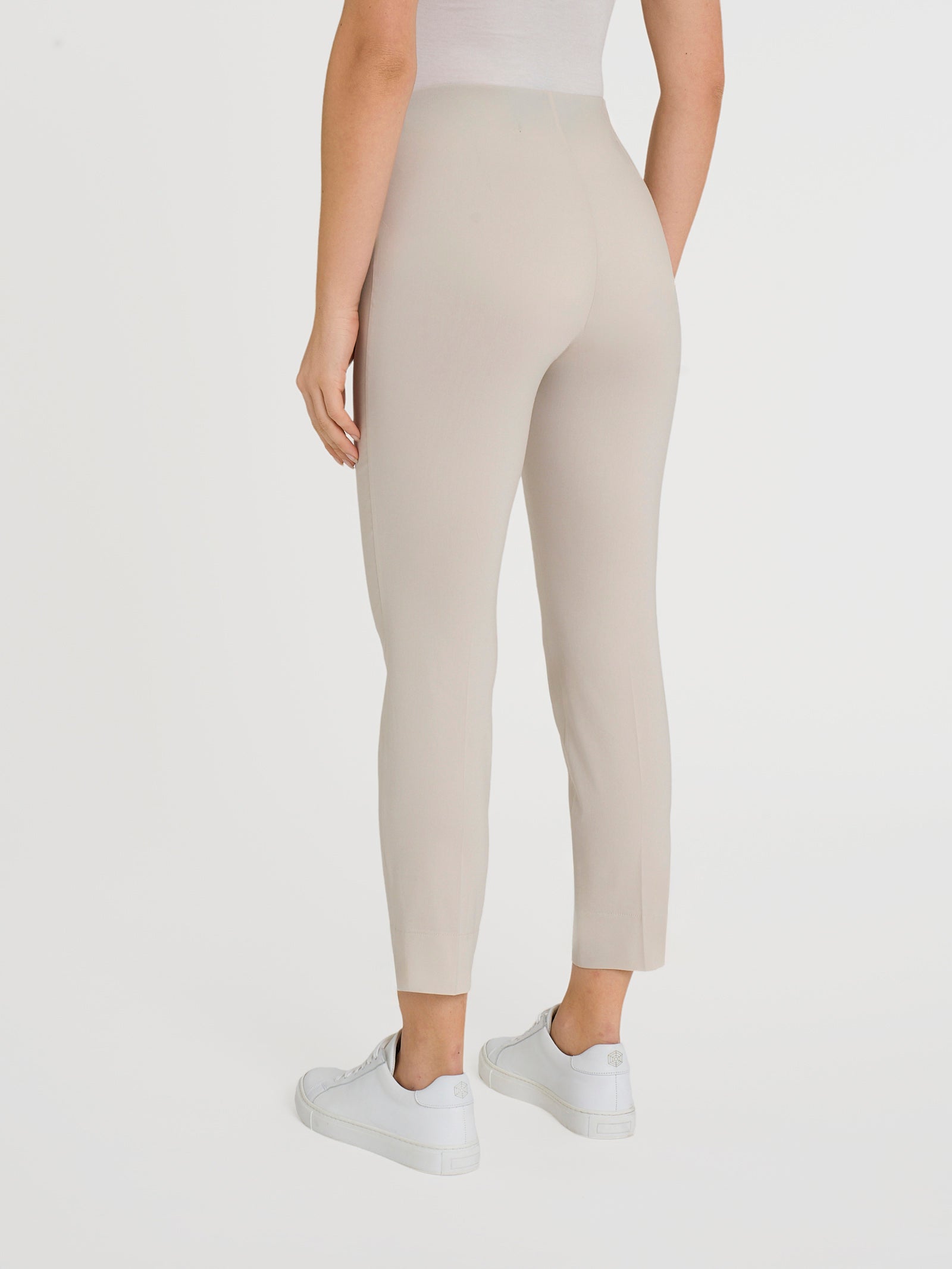 Pantalone capri con spacchetti in Super Fresh Marroni Donna - Ragno