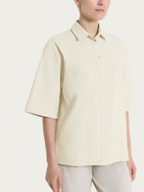Camicia con manica corta in Super Fresh Bianchi Donna - Ragno
