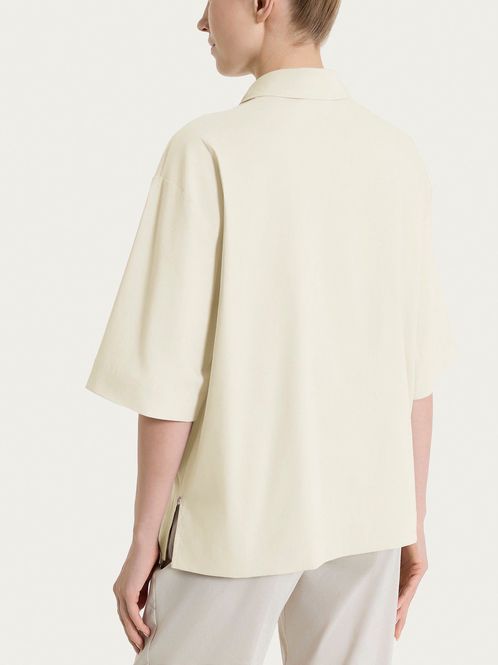 Camicia con manica corta in Super Fresh Bianchi Donna - Ragno