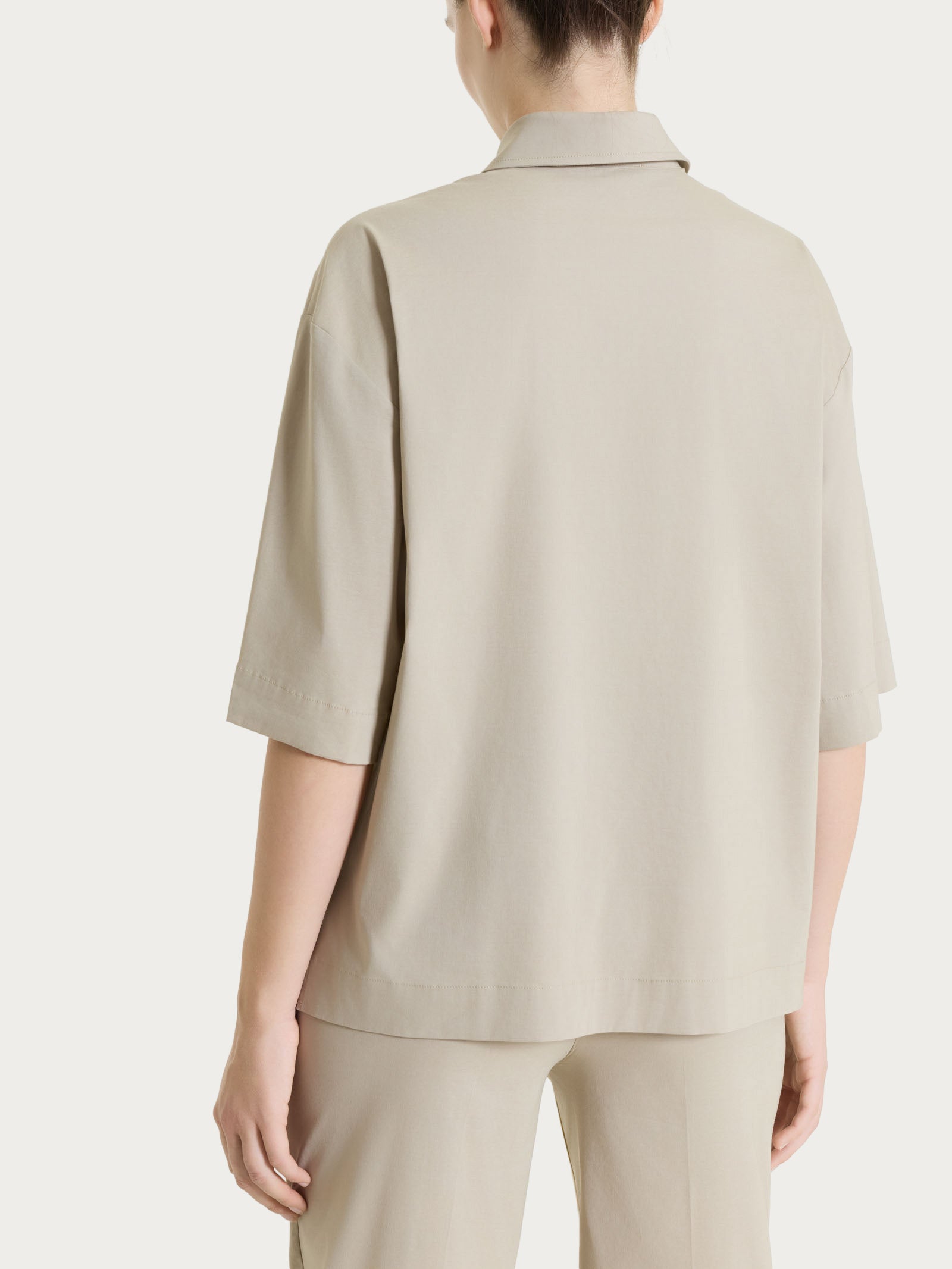 Camicia con manica corta in Super Fresh Marroni Donna - Ragno