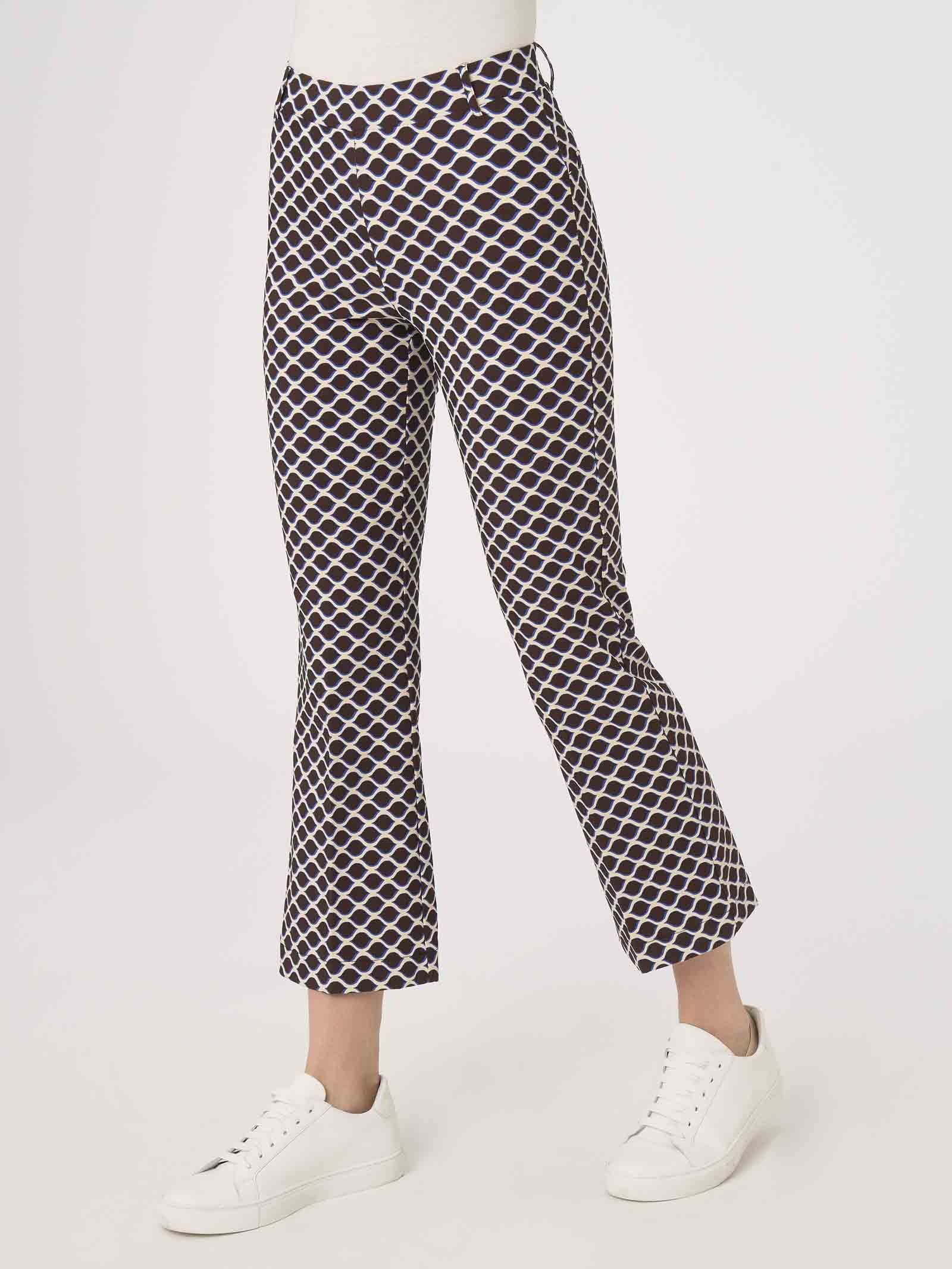 Pantalone Flare in Digital Compact -  - Ragno