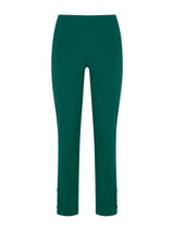 Pantalone capri con bottoni in Satin Power Verdi Donna - Ragno