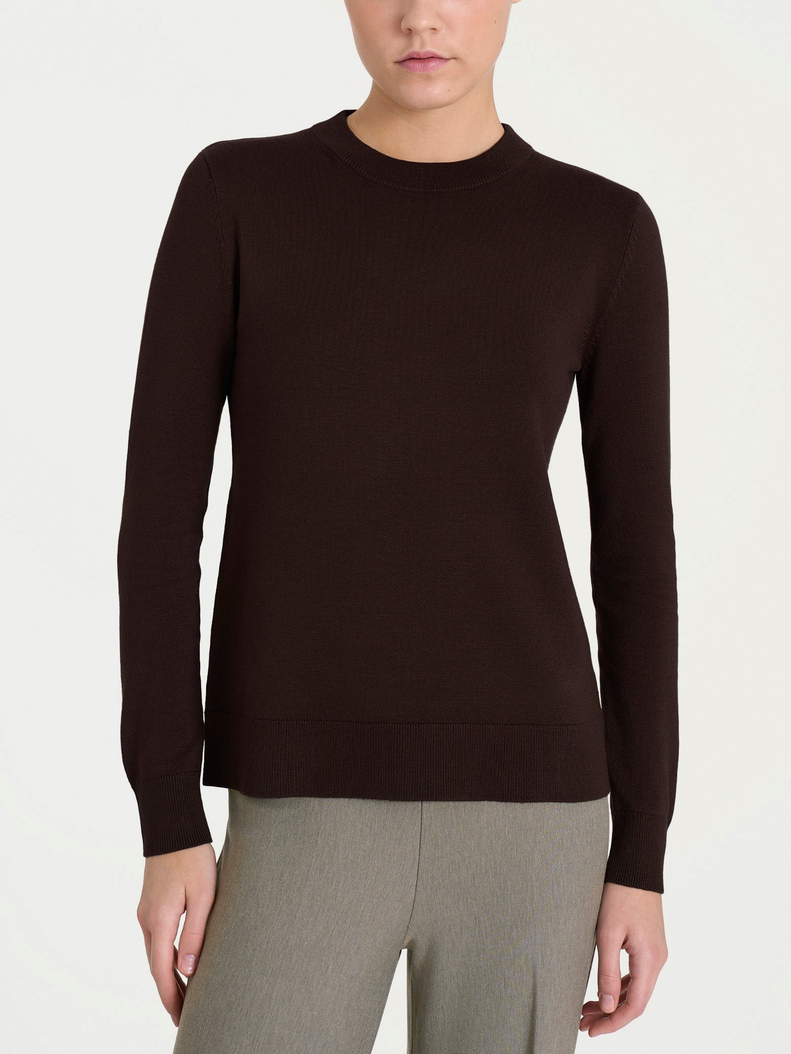 Maglia girocollo Four Seasons Marroni Donna - Ragno