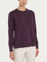 Maglia girocollo Four Seasons Viola Donna - Ragno