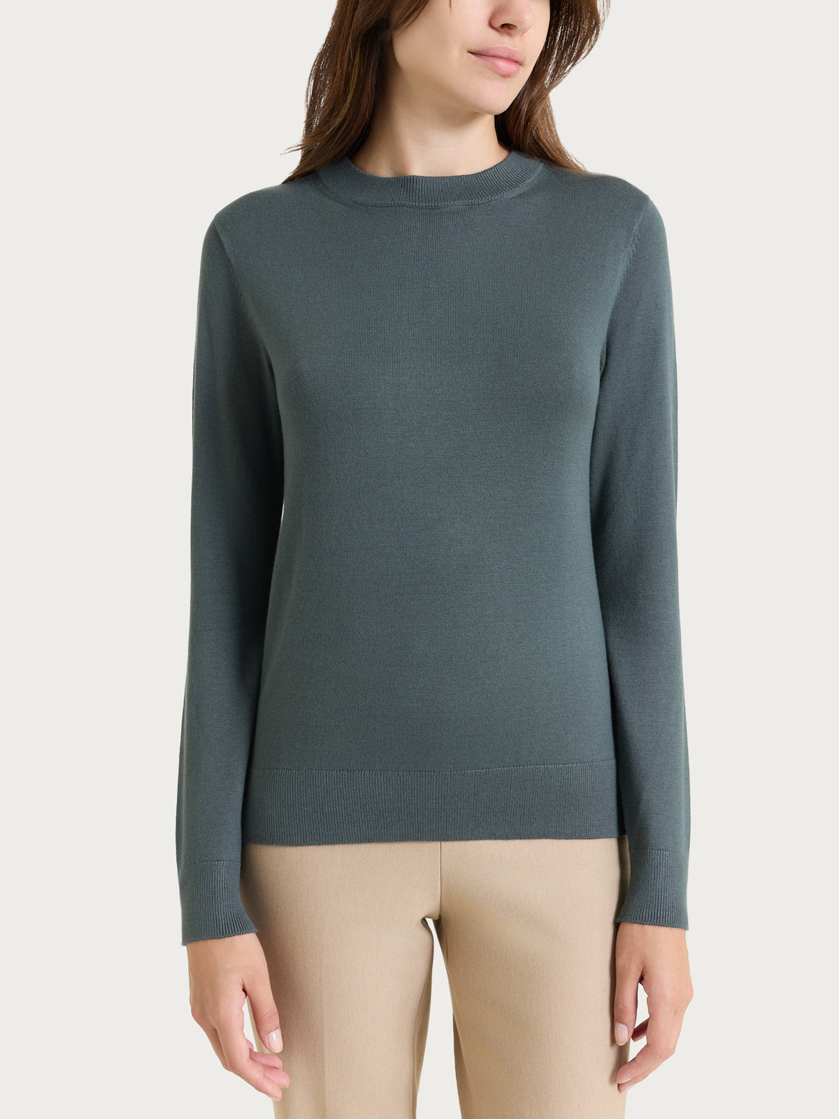 Maglia girocollo Four Seasons Grigi Donna - Ragno