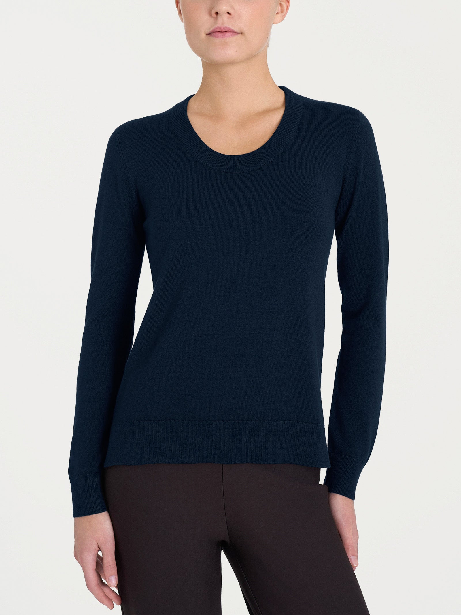 Maglia con scollo madonna Four Seasons Blu Donna - Ragno