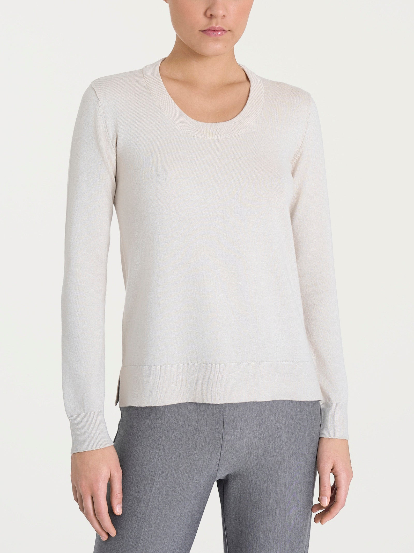 Maglia con scollo madonna Four Seasons Bianchi Donna - Ragno