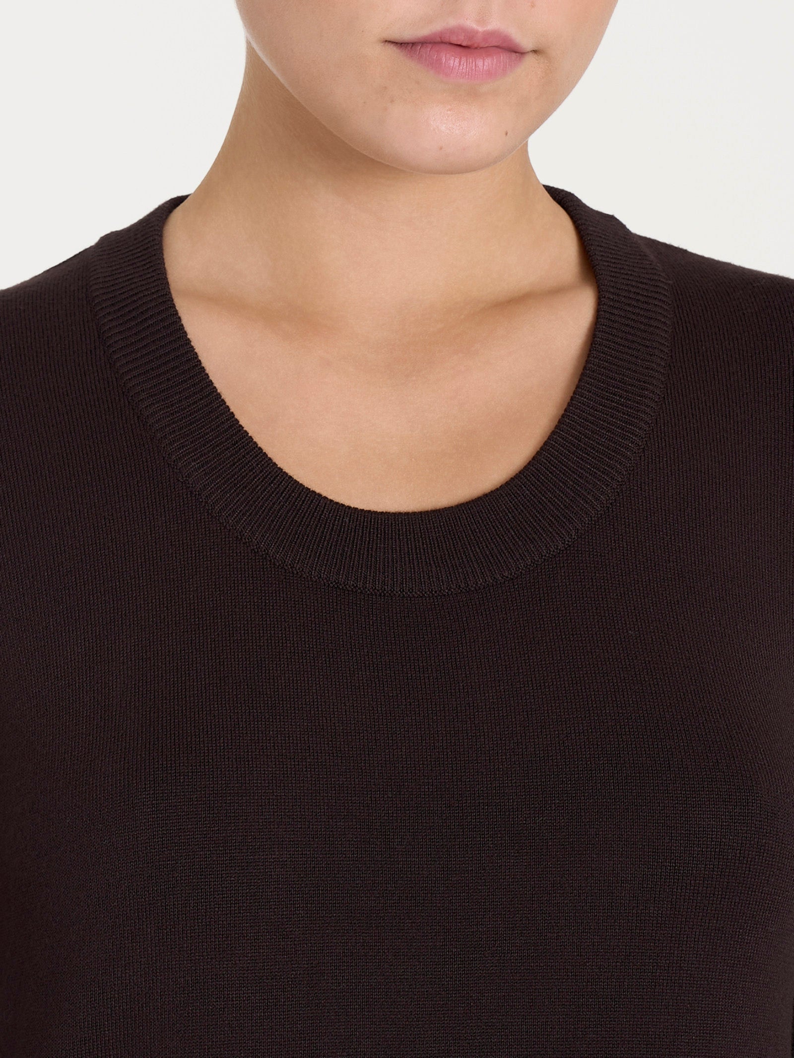 Maglia con scollo madonna Four Seasons Marroni Donna - Ragno